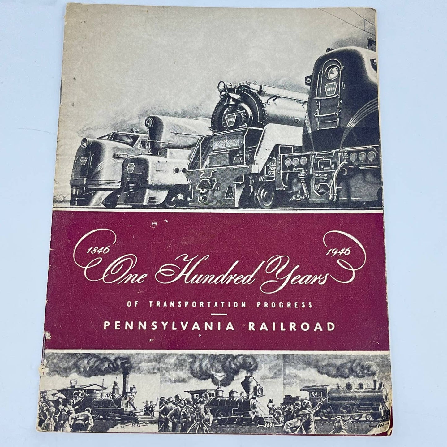 1946 Pennsylvania Railroad 100 Years of Transportation Progress Booklet SC7