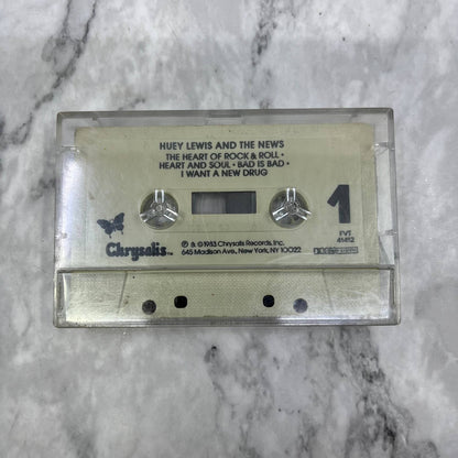 Huey Lewis and the News Self Titled Cassette Tape No Jacket TJ6-76