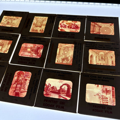1960s Vaticano Vatican Italy Set of 24 2x2 Slides TK2-S3-11