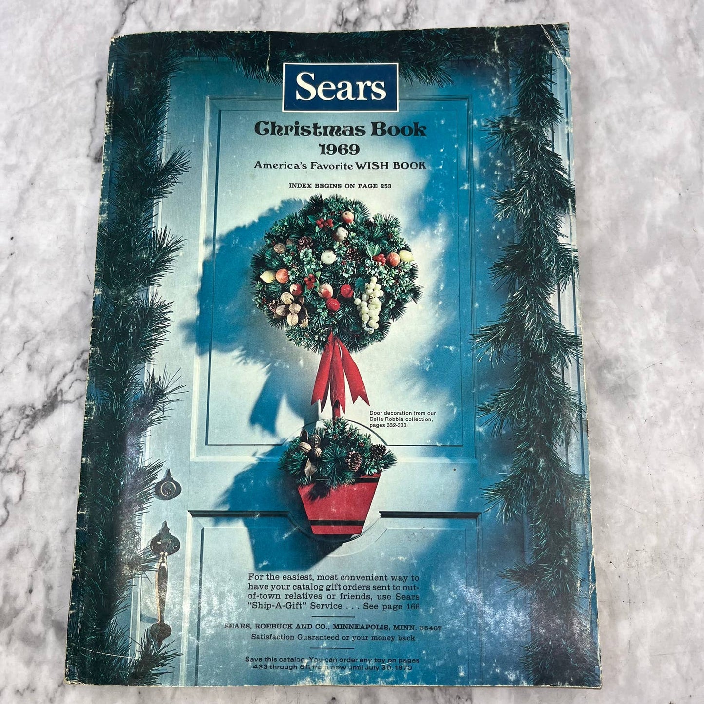 1969 Sears Christmas Wish Book Catalog GI Joe Barbie Hot Wheels Legos S3