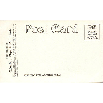 Antique Postcard Skyscrapers & Tower of Dr. Washington Gladden's Church Ohio TD9