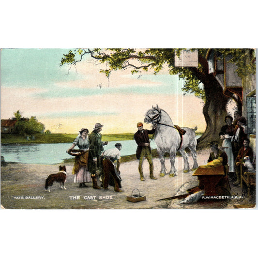 Tate Gallery - The Cast Shoe R.W. MacBeth 1907 Original Postcard P2-3