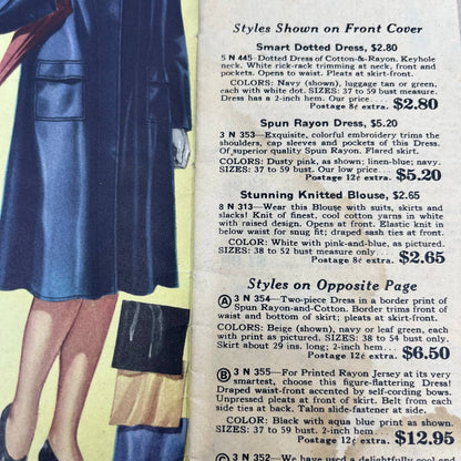 1946 Lane Bryant Catalog Fashions For Stout Women - Smart and Slimming TH8