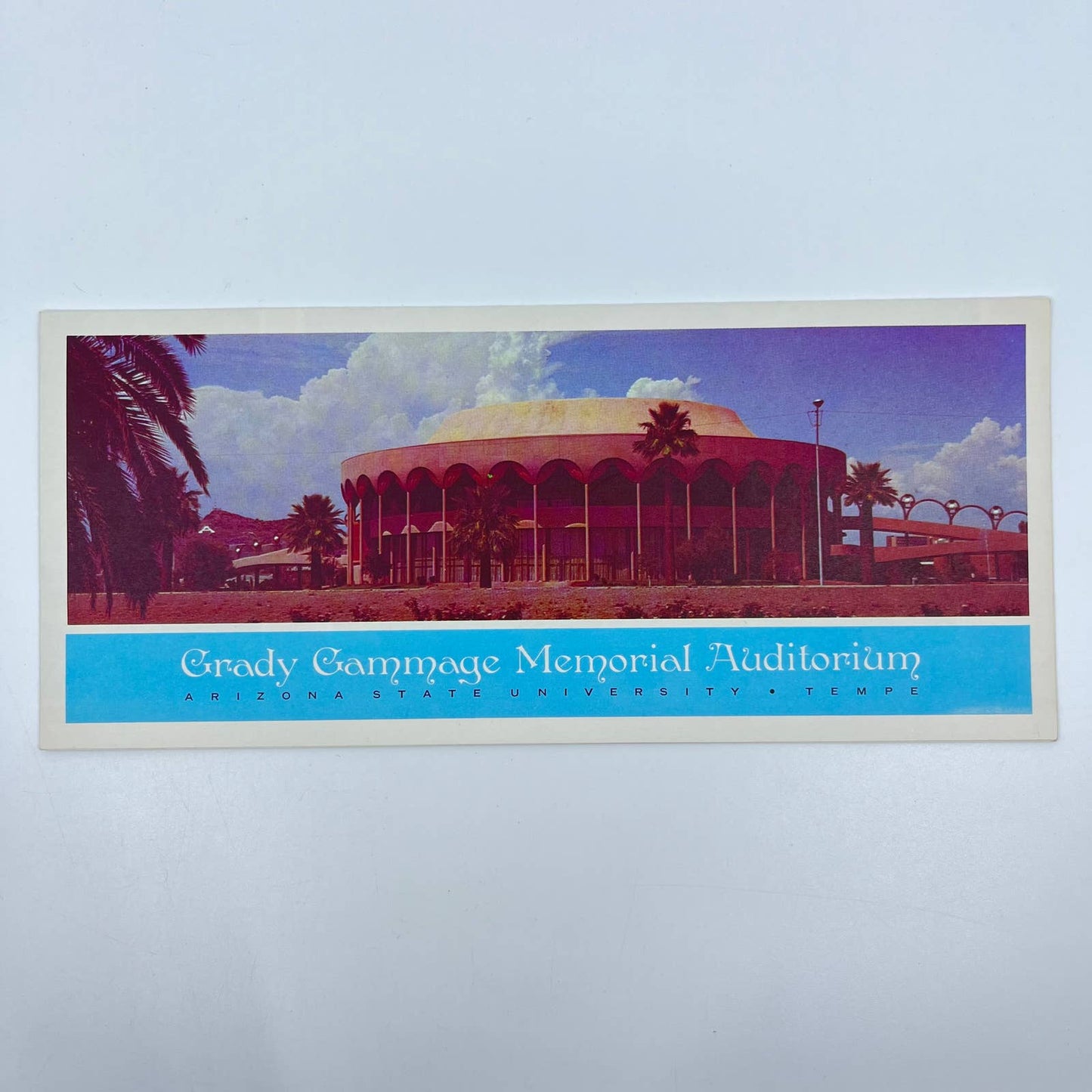 1969 Grady Gammage Memorial Auditorium Arizona State University Fold Out SC9