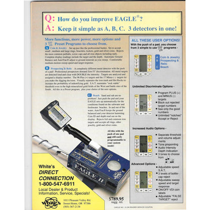 Treasure Search Magazine 1988 Nov/Dec Metal Detecting Gold Diamonds M2