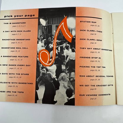 Dick Clark 1957 Annual Yearbook Magazine American Bandstand TG3