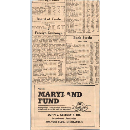 1935 Minneapolis Journal Newspaper Ad Bottoms Up Whiskey Brown-Forman Co FL5-3