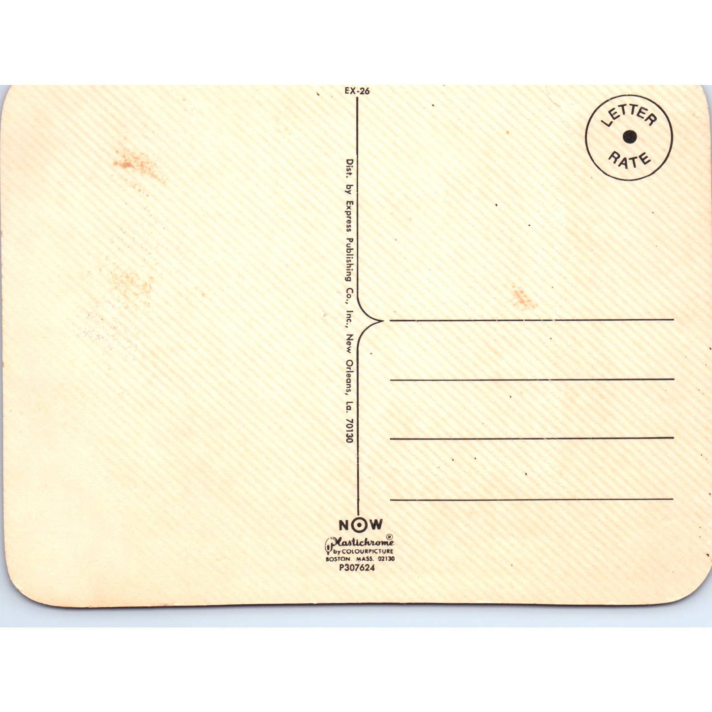 Vintage Large Postcard New Orleans Sightseeing Landmarks Plastichrome EA3