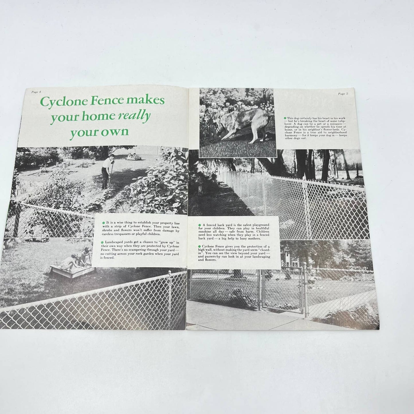 1950s Cyclone Fence Sales Booklet Brochure TF7