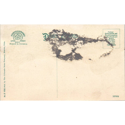 c1910 Castle Rock Colorado D&R. G. Railway Original Postcard TK1-29