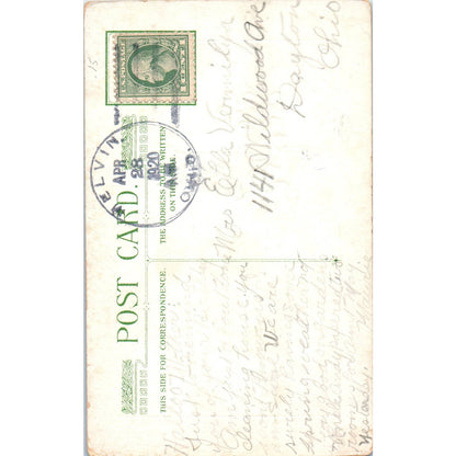 1920 Winsch Back Birthday Four Leaf Clover - Original Postcard TJ7-RP3