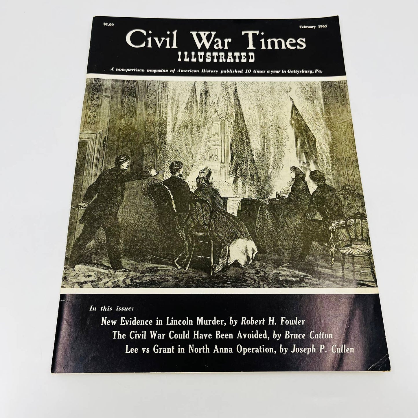 Vintage Civil War Times Illustrated February 1965 Lincoln Murder Conspiracy