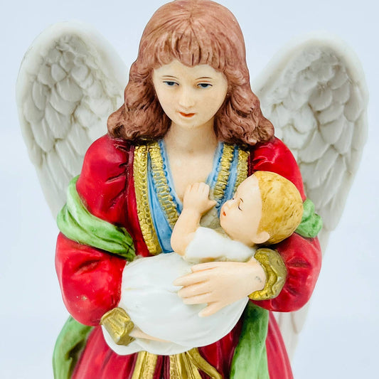 Vintage Homco Home Interiors Heaven's Treasure 8” ANGEL BABY Figurine #1432 TC3