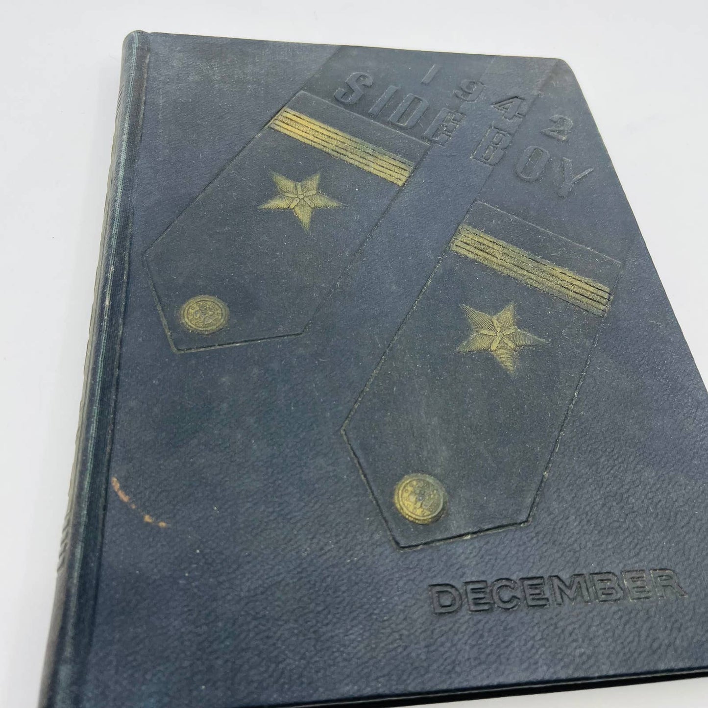 1942 WWII Side Boy US Naval Reserve Midshipmen's School Yearbook New York NY BA1