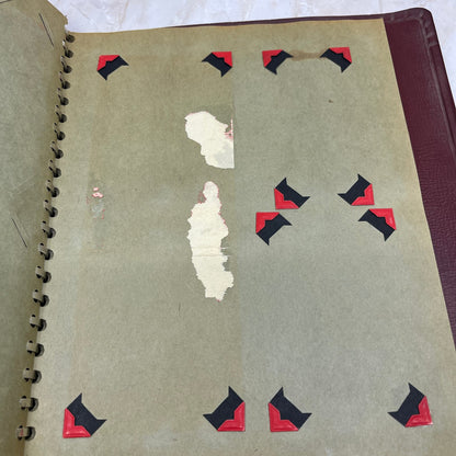 Vintage Beachcraft Match Cover Album BURGUNDY matchcover matchbook TC9