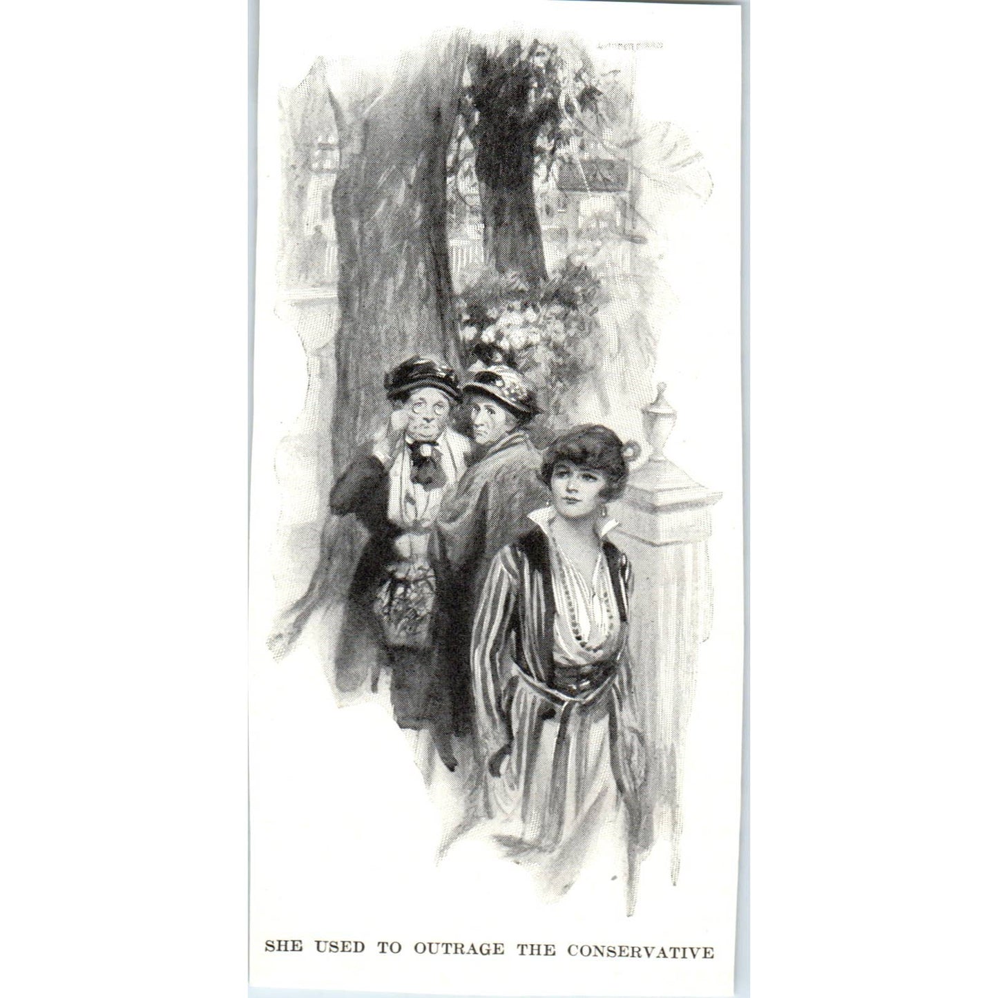 She Used to Outrage The Conservative - 1921 Original Ad TJ7-L