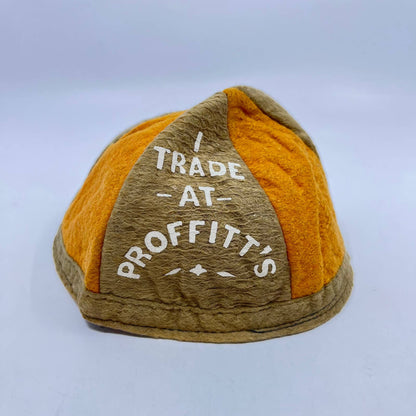 1920s Advertising Felt Beanie - I Trade at Proffitt’s SC5