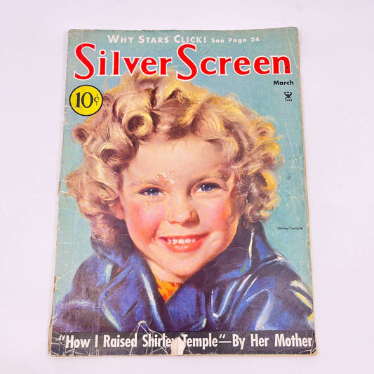 RARE Silver Screen Magazine March 1935 Shirley Temple TC6