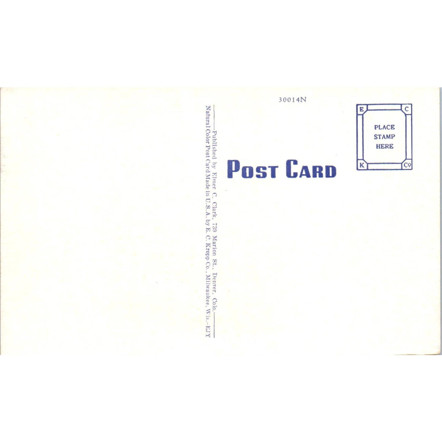 Ypsilon From Trail Ridge Road Rocky Mountains Colorado Original Postcard TK1-24