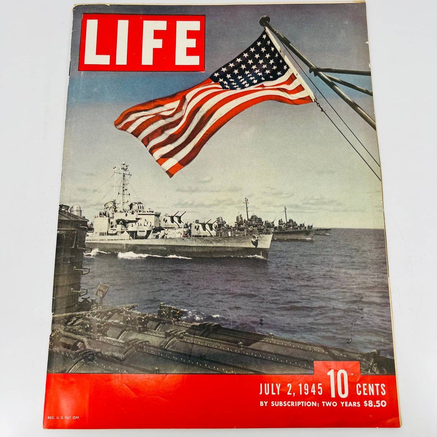 Life July 2, 1945, General Eisenhower Comes Home, Hitler's Eyrie, Herriot NICE