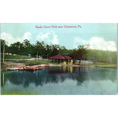 Vintage Postcard Shady Grove Park Near Uniontown PA TI1-1