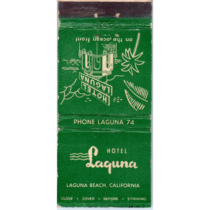 Hotel Laguna Beach California Advertising Matchbook Cover SA1-M6