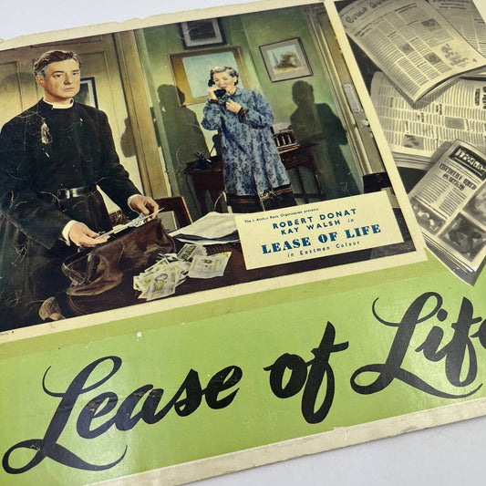 Lease of Life - Robert Donat Kay Walsh Great Britain Lobby Card 2 FL4