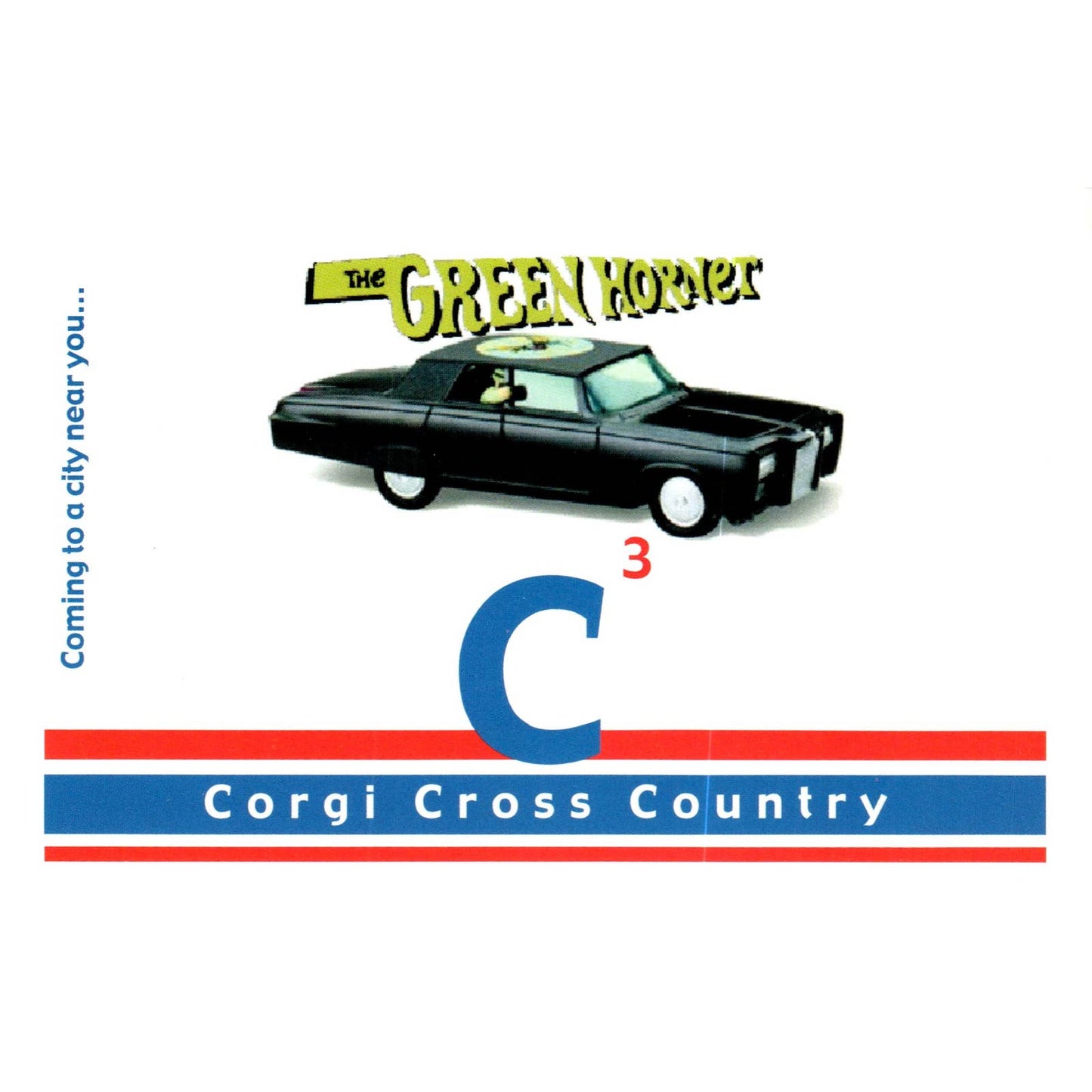 Corgi Cross Country Green Hornet Advertising Original Postcard TK1-P18