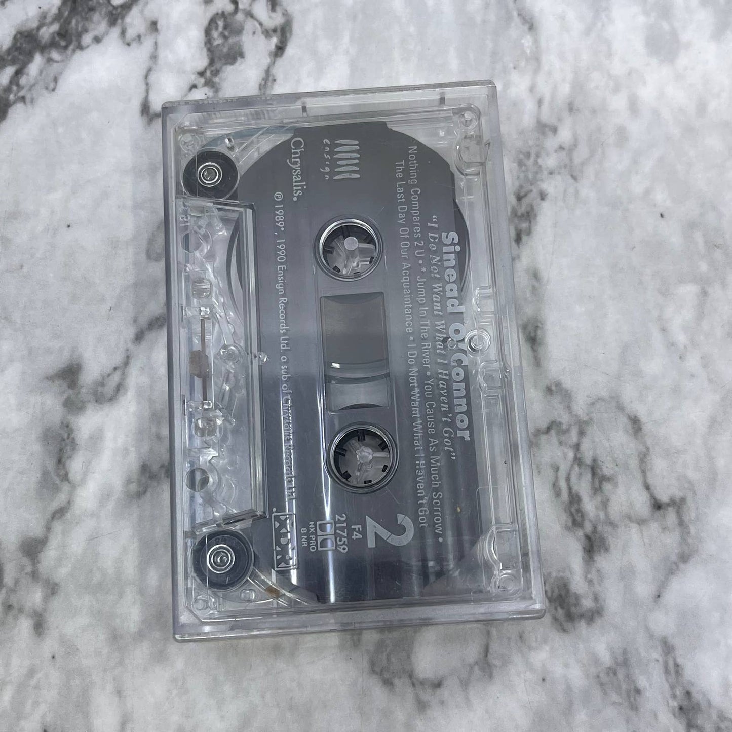 Sinead O’Connor I Do Not Want What I Haven’t Got No Jacket Cassette Tape TD9-62