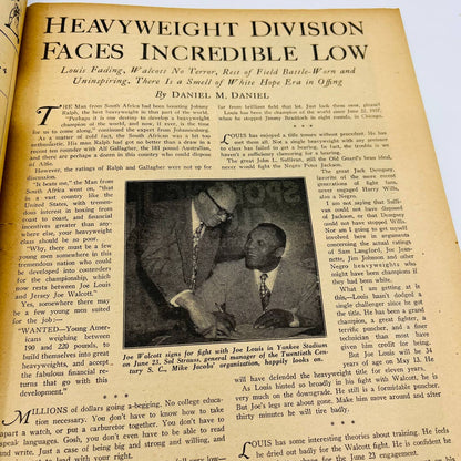 1948 May - The Ring Boxing Magazine – Ezzard Charles Cover TA5