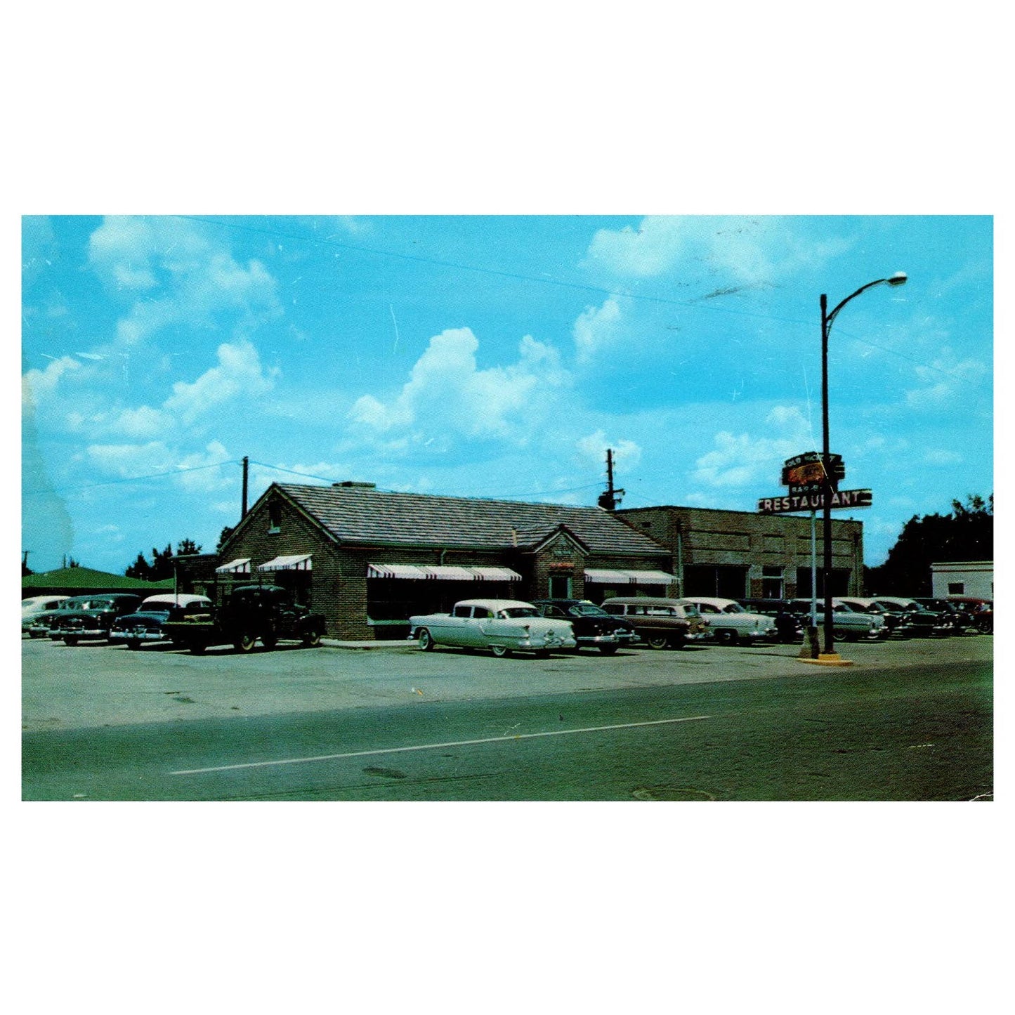 Vintage Postcard - Old Hickory Restaurant Sylacauga Alabama 1960 TJ7-1