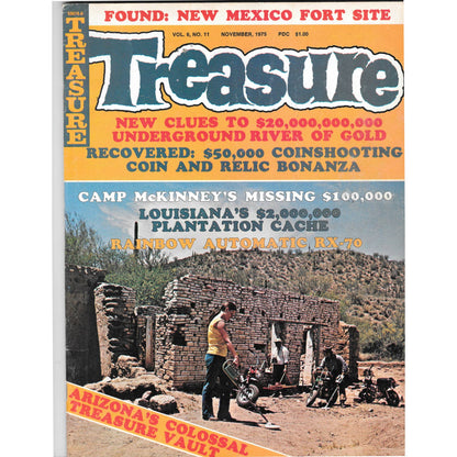 Treasure Magazine - Treasure Hunting Mining Metal Detecting Nov 1975 M4