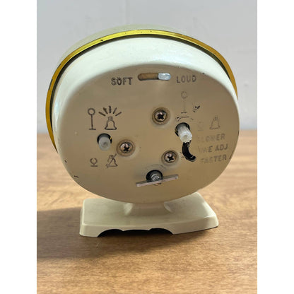 Vintage MCM Westclox Baby Ben Wind Up Alarm Clock Glow in The Dark  UNTESTED