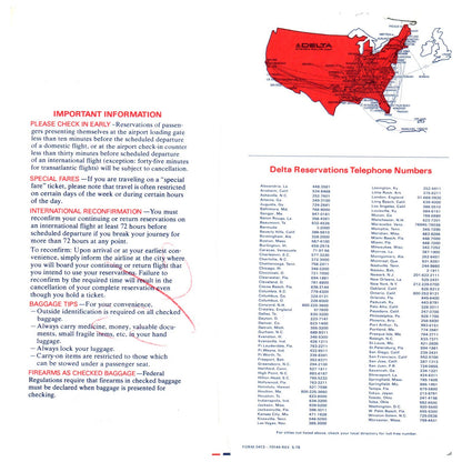 1978 Delta Airlines Ticket Jacket SE4