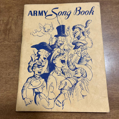 Original Early WW2 U.S. Army Issued "Army Song Book" Pocket Booklet, 1941 A10