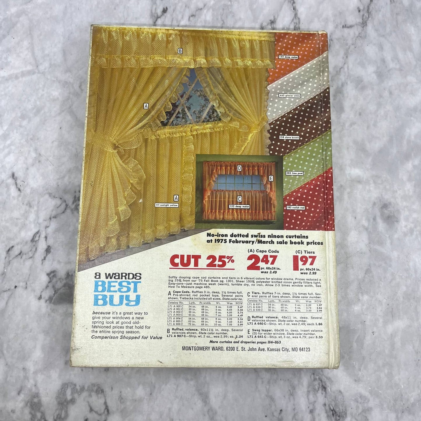 Montgomery Ward 1976 Spring Bicentennial Catalog Kansas City MO Hardcover S3