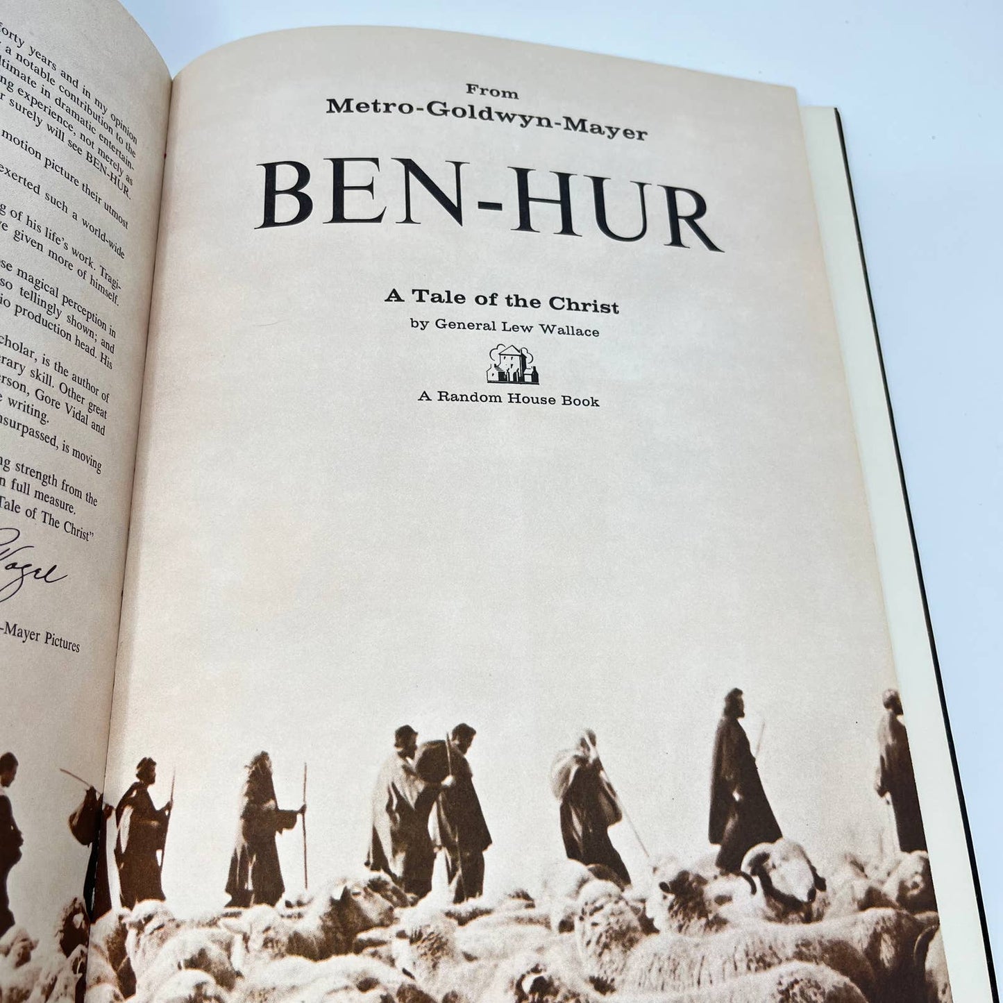 1959 The History of Making Ben Hur - Hardcover Book M.G.M. TF3