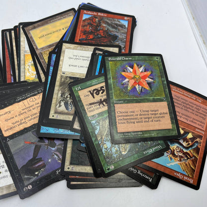 Large Lot of Vintage Magic The Gathering MTG Cards Mostly 90s Era