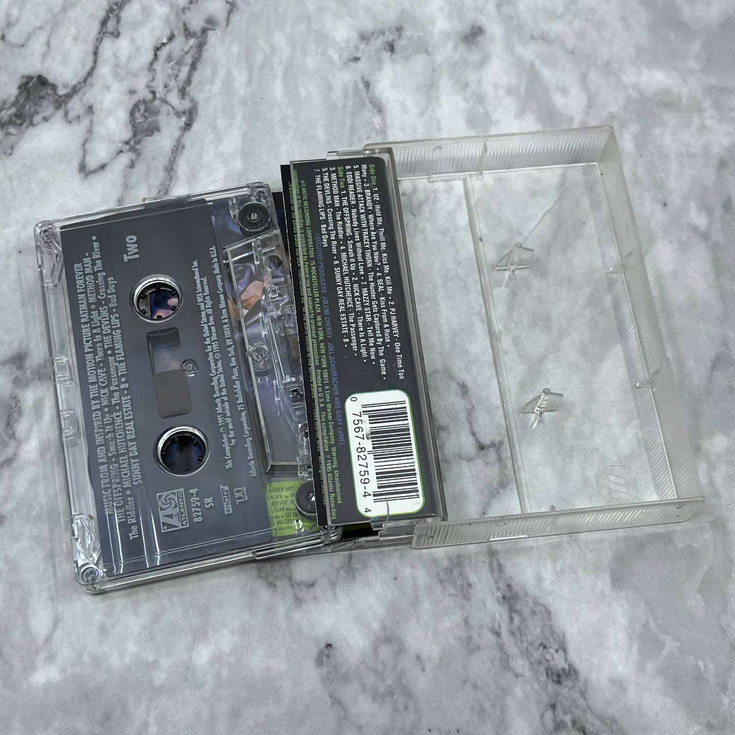 Batman Forever - Soundtrack - U2, Seal, Method Man Cassette Tape￼ TC7-44