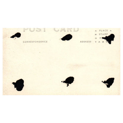 WWI Battleship Scene - Fo'castle Awash - Original Postcard RPPC TJ8-4