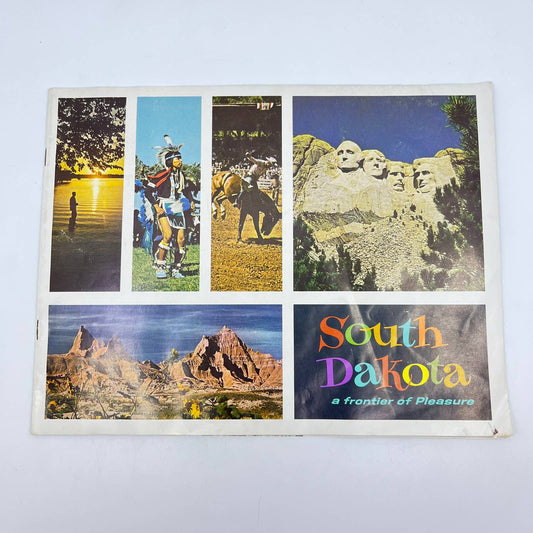 1970s South Dakota A Frontier of Pleasure Vacation Guide Book TE3