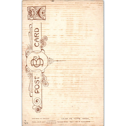 WWI Bamforth Battle Hymn Fight the Good Fight - Original Postcard TJ7-RP1