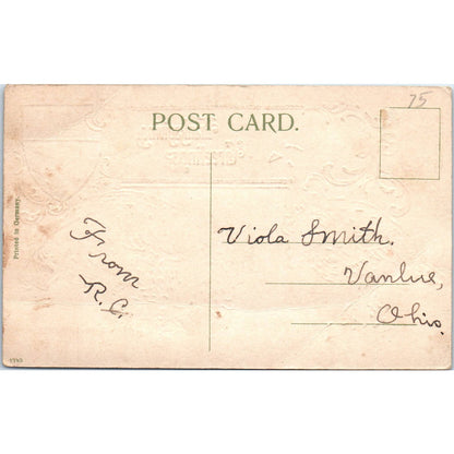 Thanksgiving Turkeys Dressed as Uncle Sam c1910 Original Postcard TK1-22