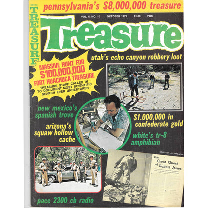 Treasure Magazine - Treasure Hunting Mining Metal Detecting Oct 1975 M4