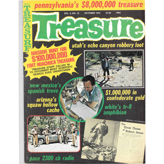Treasure Magazine - Treasure Hunting Mining Metal Detecting Oct 1975 M4