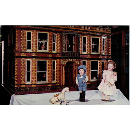 Hope Villa Doll House Schoenhut Horse and Walkable Doll Original Postcard PB8