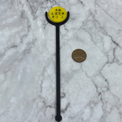 Vintage Spinning Disc Swizzle Stick “I’m in a Holiday Mood” SE7