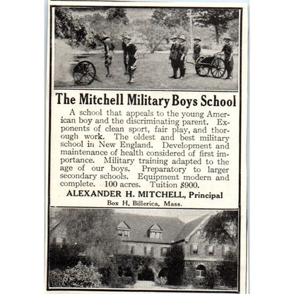 c1920 Harper's Magazine Ad - Worcester Academy Samuel F. Holmes MA EA3