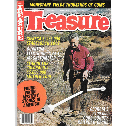Treasure Magazine - Treasure Hunting Gold Mining Metal Detecting April 1976 M5