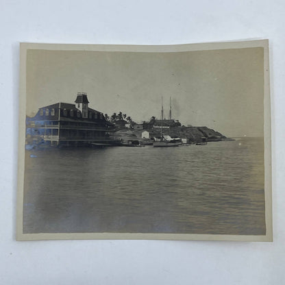 1903 Original Photograph House of Pearson & Co Harbor Entrance Coatzacolos AC7